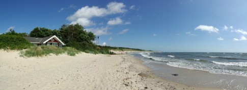 Ferienhaus in Boderne direkt am Meer