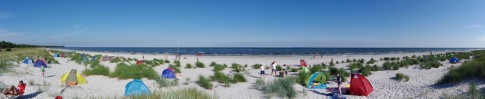 Dueodde Strand Strandleben Panorama