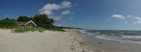 Boderne Strand - ein schöner aber schmaler Sandstrand