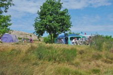 Stellplatz mit Meerblick auf Sandvig Familie Camping