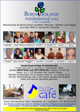 Plakat Bornholmer Märchenfestival 2014