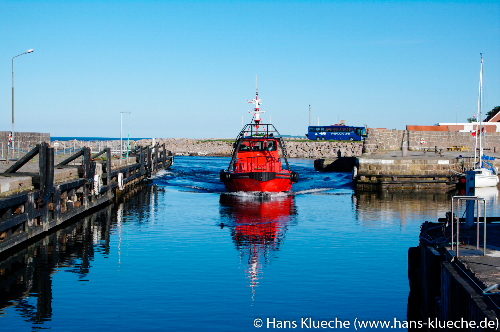 Lotsenboot in Allinge Havn
