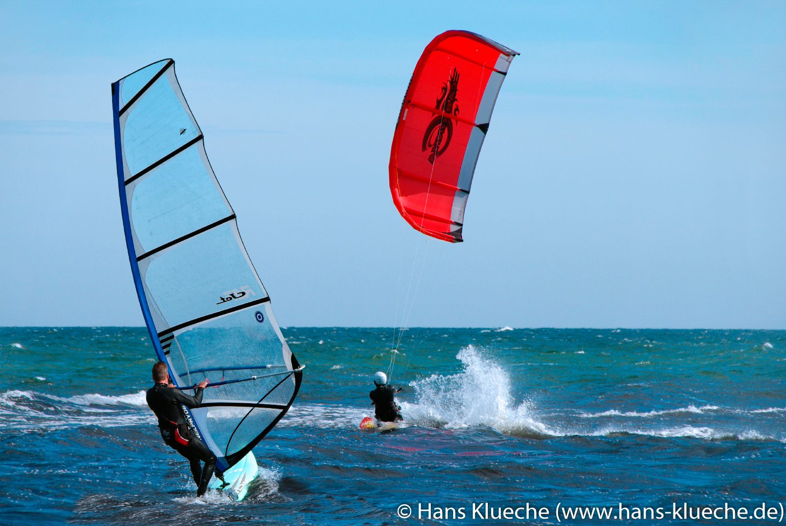 Windsurfer auf Bornholm