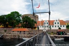 Festungsinseln Christiansø und Frederiksø bilden zusammen mit unbewohnten Schären die Inselgruppe Ertmolmene nordöstlich von Bornholm.