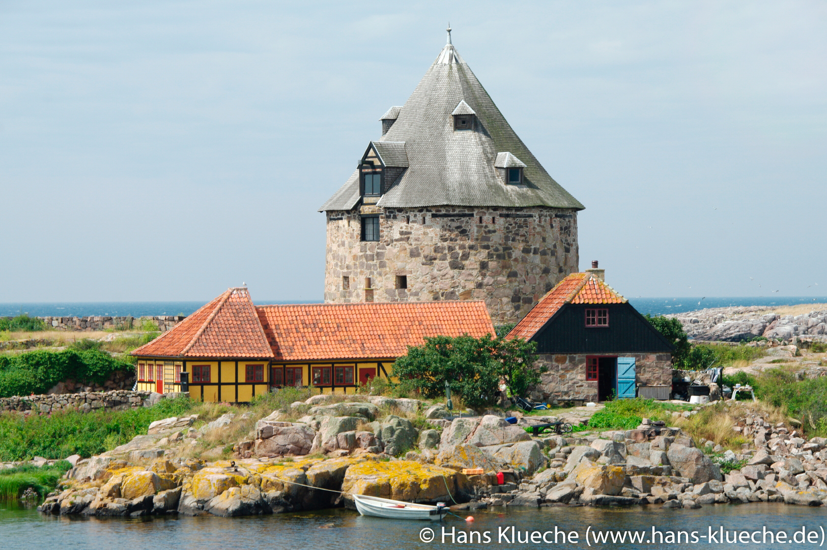 Die Festungsinsel Christiansø gehört zu Inselgruppe Ertmolmene nordöstlich von Bornholm.