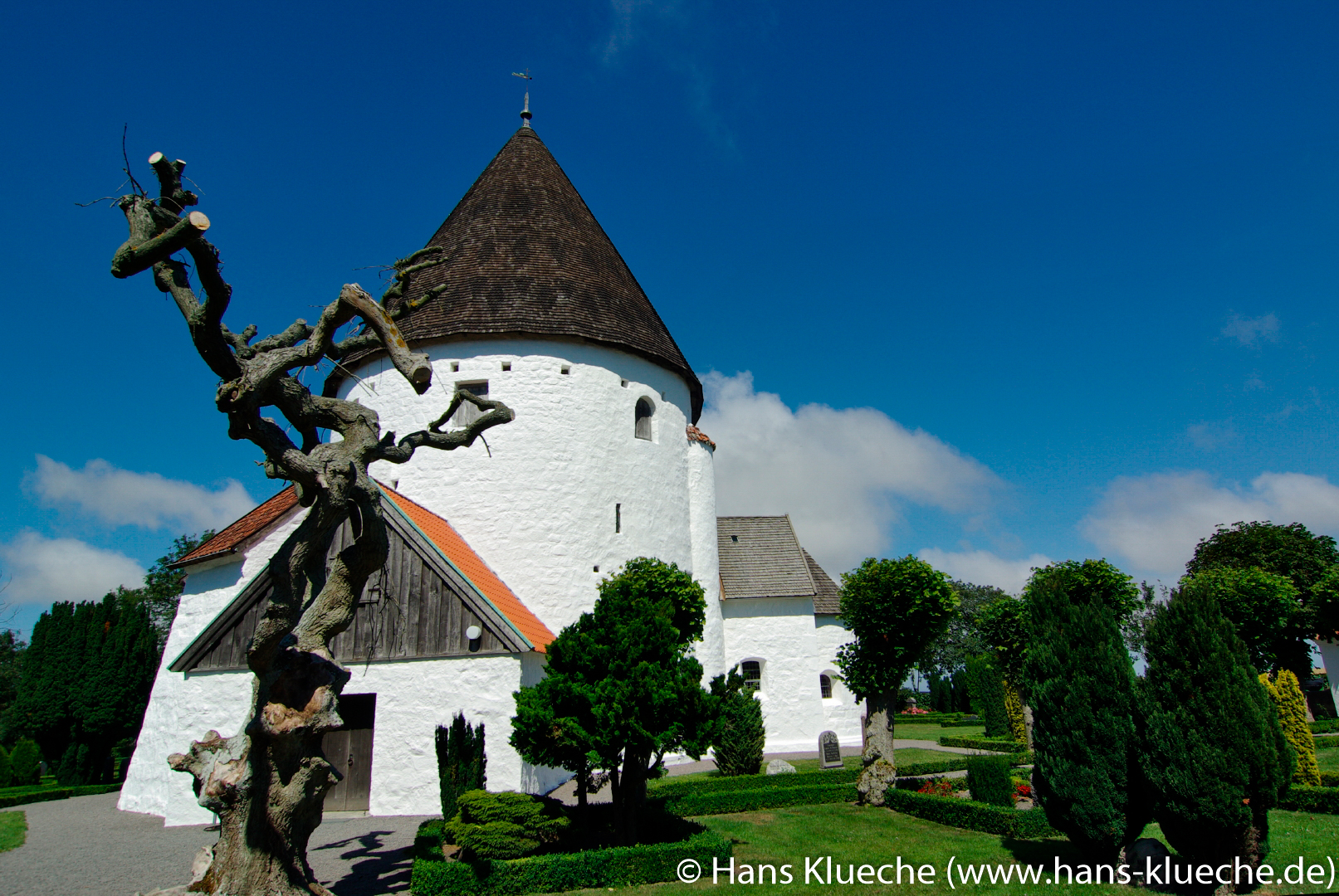 Skt Ols Kirke in Olsker im Norden von Bornholm