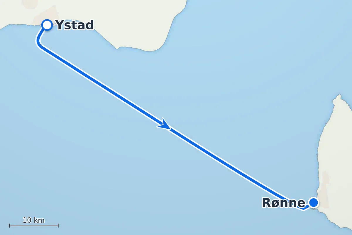 Ystad - Rønne